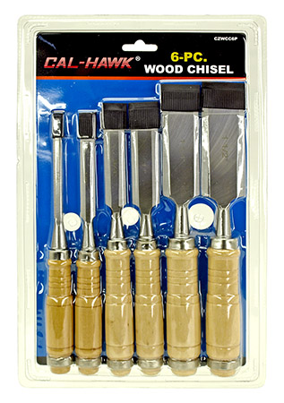 6 - pc. Wood Chisel Set