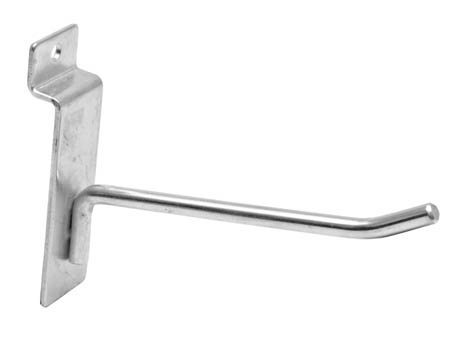 10-pc. 1/4" x 4" Single Slatwall Hooks