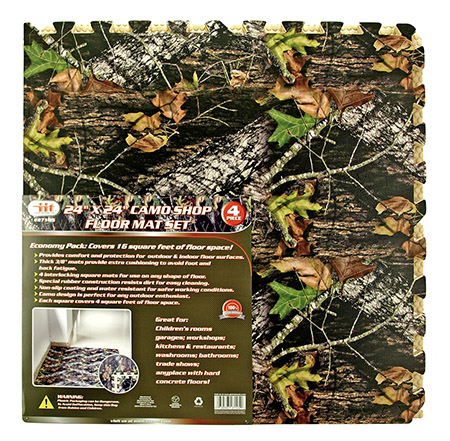 24" x 24" Camo Shop Floor Mat Set