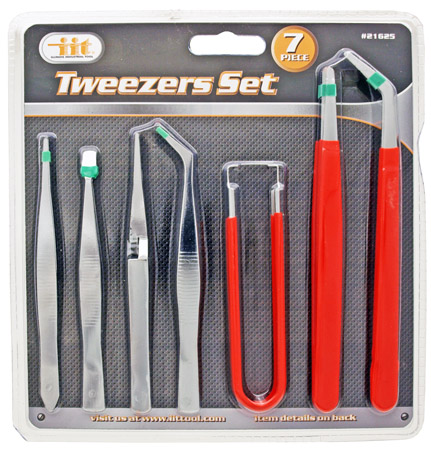 7-pc. Tweezers Set