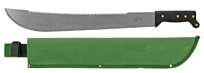23" Plastic Handle Sawing Machete with Sheath