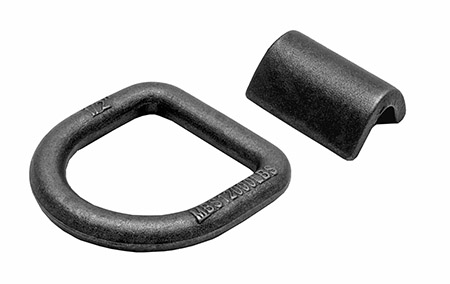 1/2" Forged D-Ring With Weld-On Bracket