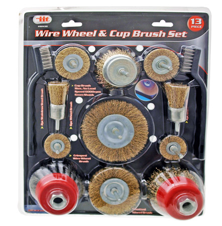 13-pc. Wire Wheel Brush Set