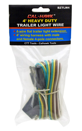 4' Heavy Duty Trailer Light Wire