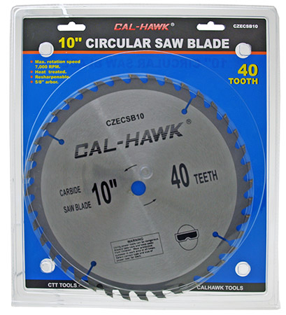 10" Circular Saw Blade - 40 Tooth
