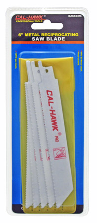 5-pc. 6" Metal Reciprocating Saw Blades