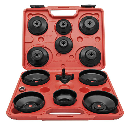 13-pc. Cap Type Oil Filter Wrench Set