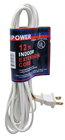 12' 16/2 Extension Cord