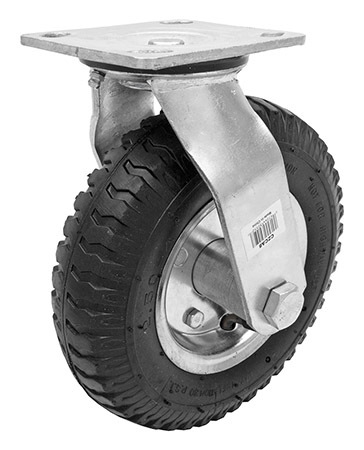8" Pneumatic Rubber Swivel Wheel