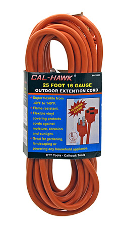 16 Gauge 25' Extension Cord
