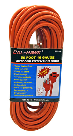 16 Gauge 50' Extension Cord
