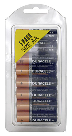 8-pc. Duracell AA-Size Battery Pack