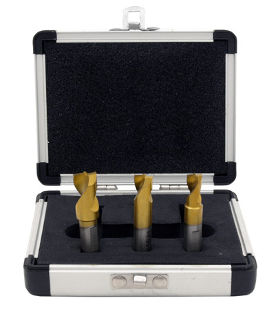 3-pc. HSCO Titanium Spot Weld Drill Bit