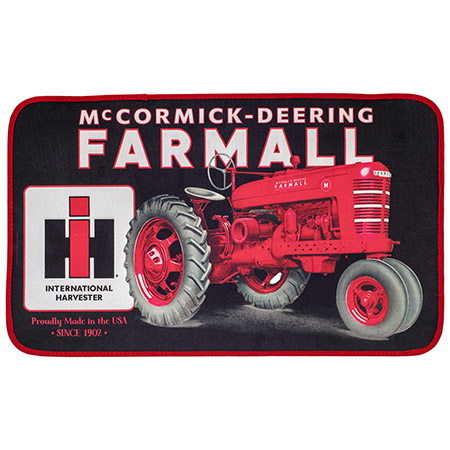 McCormick Deering Farmall International Harvester Tractors Welcome Door Mat