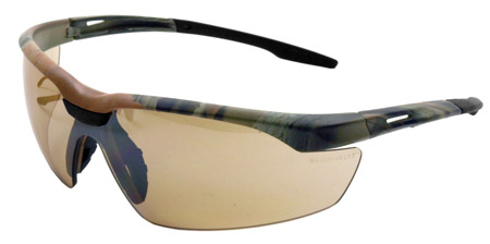Camo Safety Glasses - Bronze Mirror