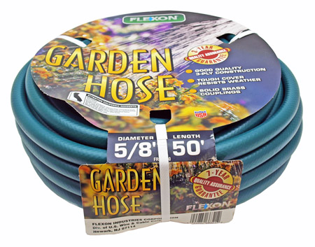 Flexon 50' x 5/8" Garden Water Hose