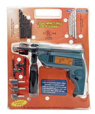 22-pc. 1/2" Impact Drill Kit