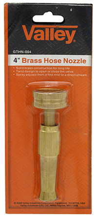 4" Brass Hose Nozzle