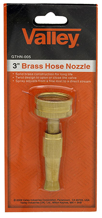 3" Brass Hose Nozzle
