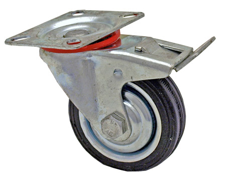 3" Swivel Caster w/Rubber Wheel