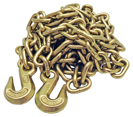 5/16" x 16' Tow Chain w/Hooks
