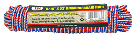 5/16" x 33' Diamond Braid Rope