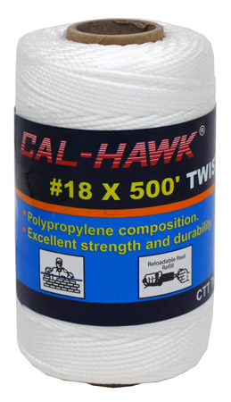 #18 x 500' Twisted Mason Line - White
