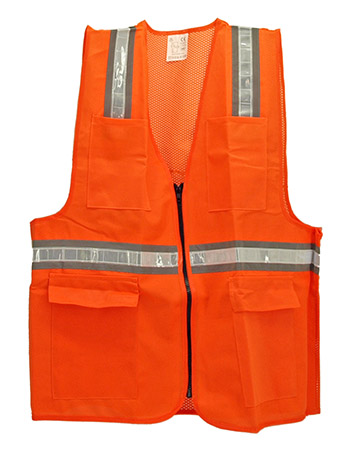 XL Orange Color Safety Vest