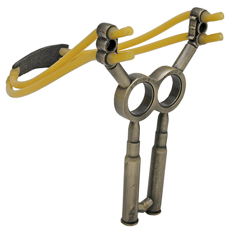 Brass Handle Sling Shot - Bullet Handle