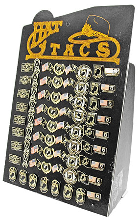 72-pc. POW MIA Hat Pin Display