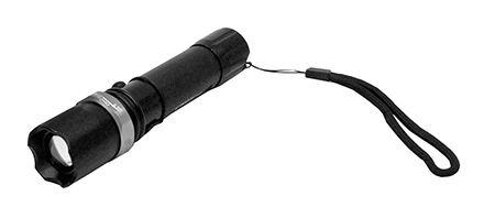 Full Metal LED Rechargeable Tactical Flashlight w/ Glass Breaker