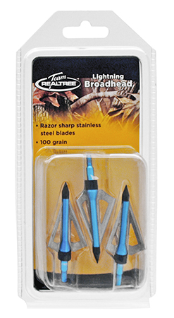 3-pc. Realtree Lightning Broadhead 100 Grain Arrow Tip