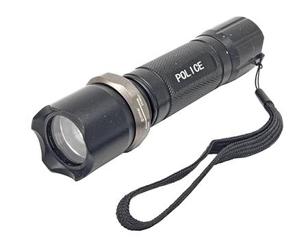 Full Metal LED Tactical Police Flashlight