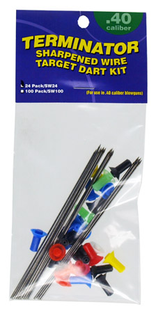 24-pc. Sharpened Wire Target Dart Kit