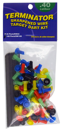 100-pc. Sharpened Wire Target Dart Kit