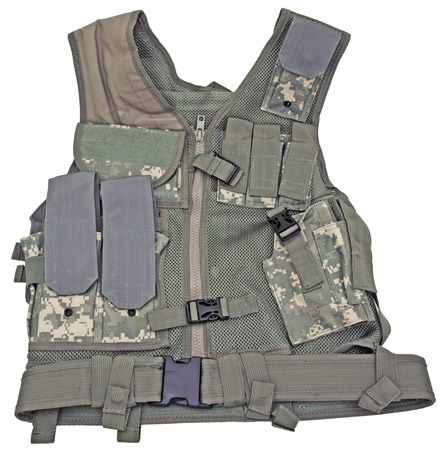 Mesh Tactical Vest - ACU Digital Camo