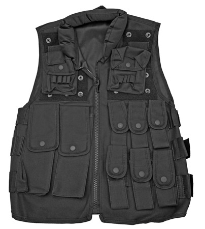 Tactical Police Vest - Black