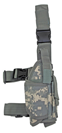 Right Handed Deluxe Tactical Leg Holster - ACU Digital Camo