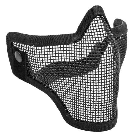 1G Strike Steel Half Mask - Black