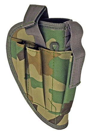 Right Handed Small Gun Holster - Woodland Camo