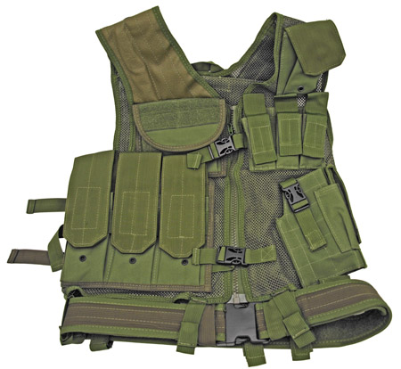 Mesh Tactical Vest - OD Green