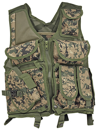 903 Mesh Tactical Vest - Woodland Digital Camo