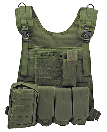 MOLLE Web Tactical Vest - OD Green