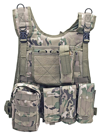 MOLLE Web Tactical Vest - Camo