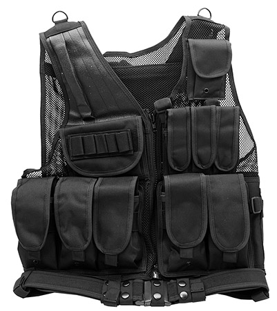 Mesh Tactical Vest - Black