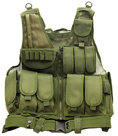 Mesh Tactical Vest - OD Green