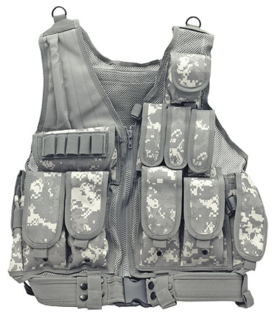 Mesh Tactical Vest - ACU Digital Camo