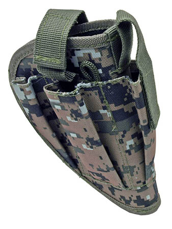 Right Handed Small Gun Holster - Digital Woodland Camo