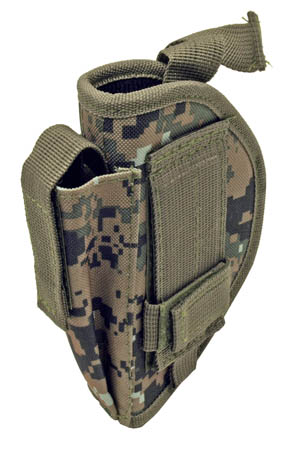 Deluxe Commando Belt Holster Right Handed - Woodland Camo