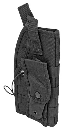 MOLLE Ambidextrous Tactical Pistol Holster - Black